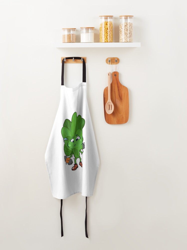 Discover Spinach Working Out Apron