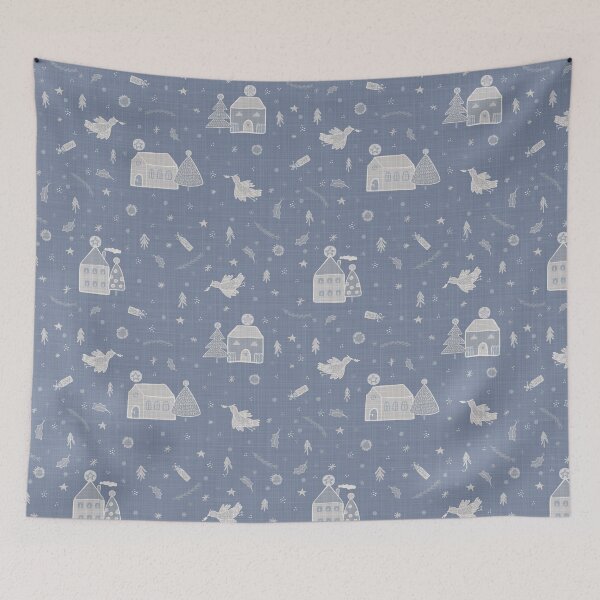 Item preview, Seamless french farm house linen printed winter holiday background.  designed and sold by Limolida.