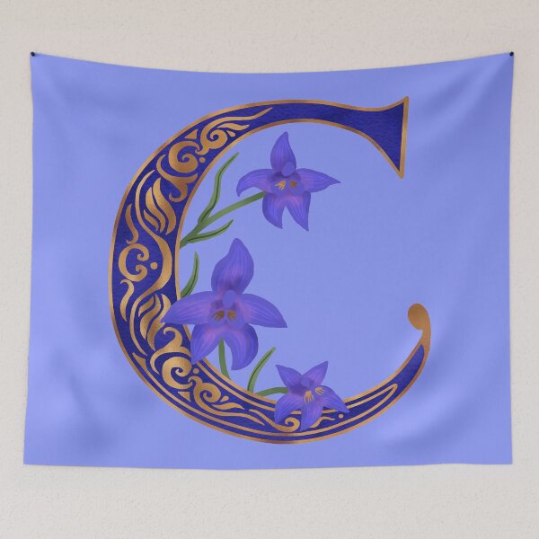 Item preview, Letter C - Larkspur designed and sold by Olooriel.