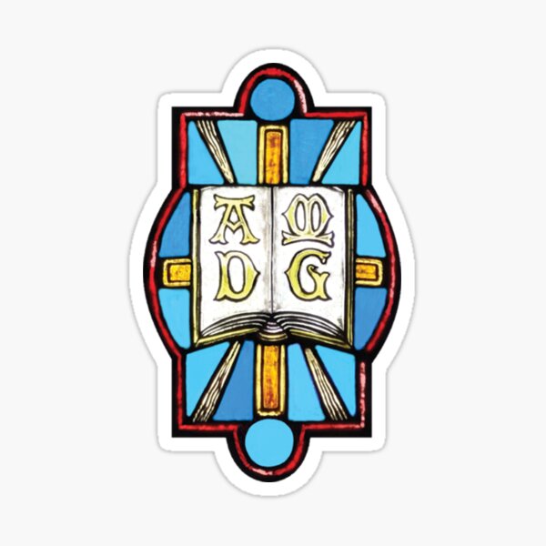 Item preview, AMDG Stained Glass designed and sold by Nick Hale.