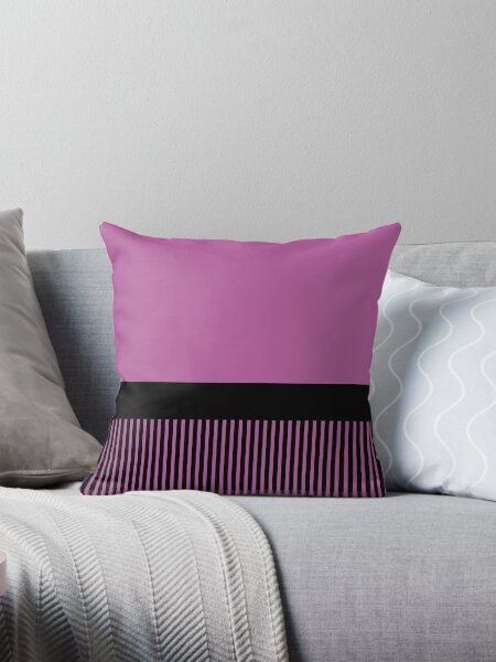 Item preview, Trendy Radiant Orchid Chic Black Stripes designed and sold by Beverly Claire Kaiya.