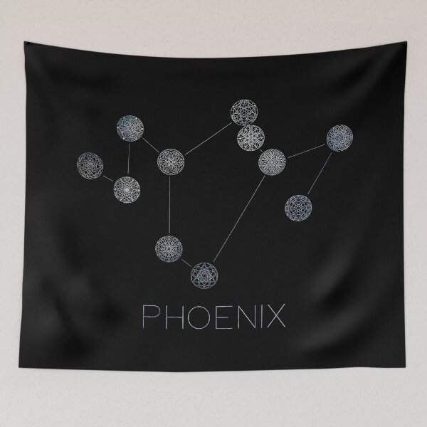 Item preview, Phoenix Constellation Mandalas designed and sold by MetaPhyStore.