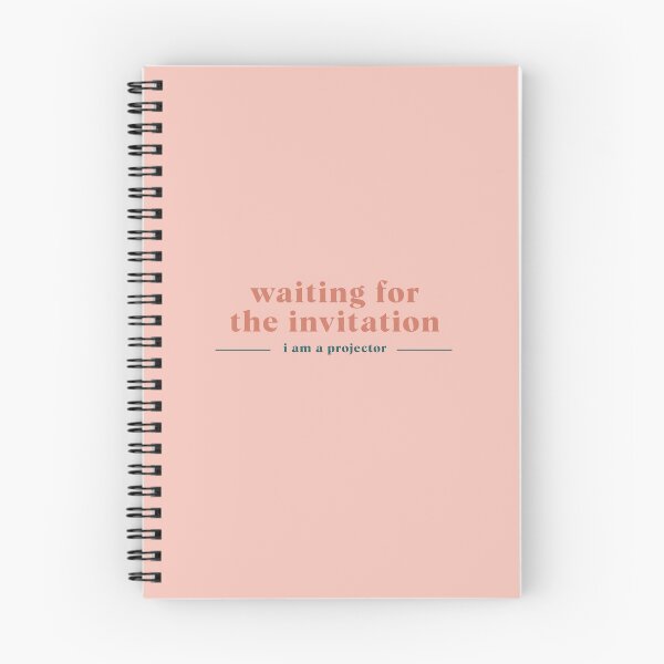 Item preview, Human Design Projector / waiting for the invitation / pinkish designed and sold by iamaprojector.