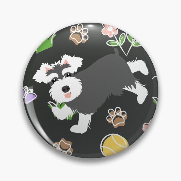 Item preview, Playing Miniature Schnauzer - Black designed and sold by Lulupainting.