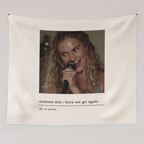 Item preview, minimalist mamma mia poster designed and sold by ☆ .*｡･.