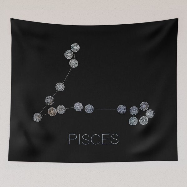 Item preview, Pisces Constellation Mandalas designed and sold by MetaPhyStore.