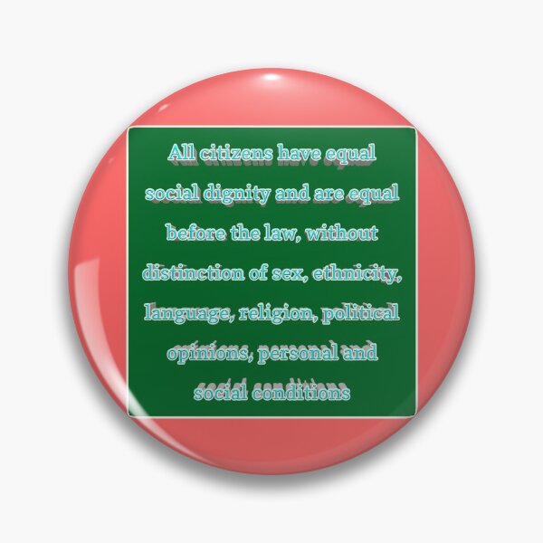 Item preview, Article 3 of Italian Constitution 004 designed and sold by ITALY-Roselli-.