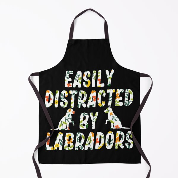 Item preview, easily distracted by labradors dog lover designed and sold by alaechamlal.