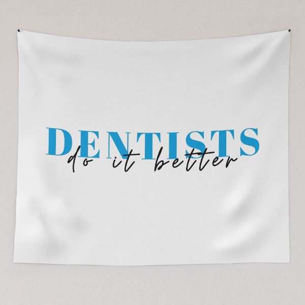 Item preview, Dentists do it better funny quote designed and sold by Trendelicious.