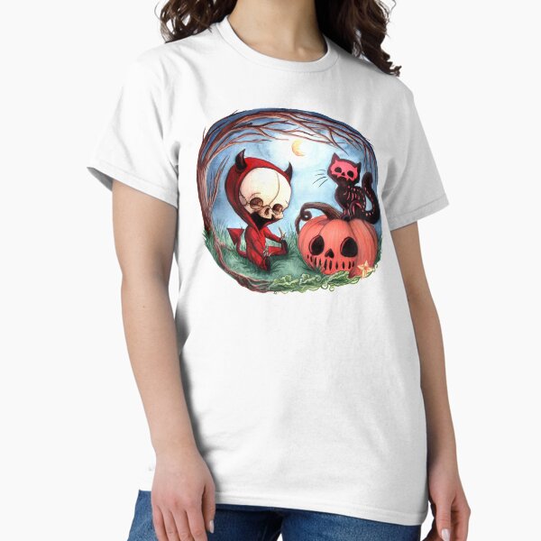 Halloween Devil Skellie Classic T-Shirt