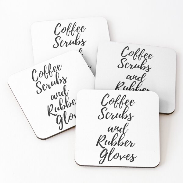 Item preview, Cofee Scrubs and Rubber Gloves designed and sold by simplysharon.