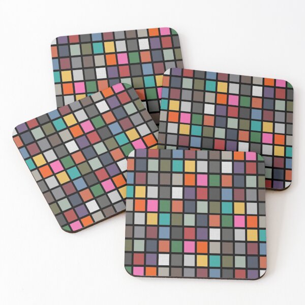 Item preview, MULTICOLOR CHECKS - BRIGHT AND COLORFUL CHECK PATTERN FOR HOME DECOR AND FASHION designed and sold by ozcushionstoo.