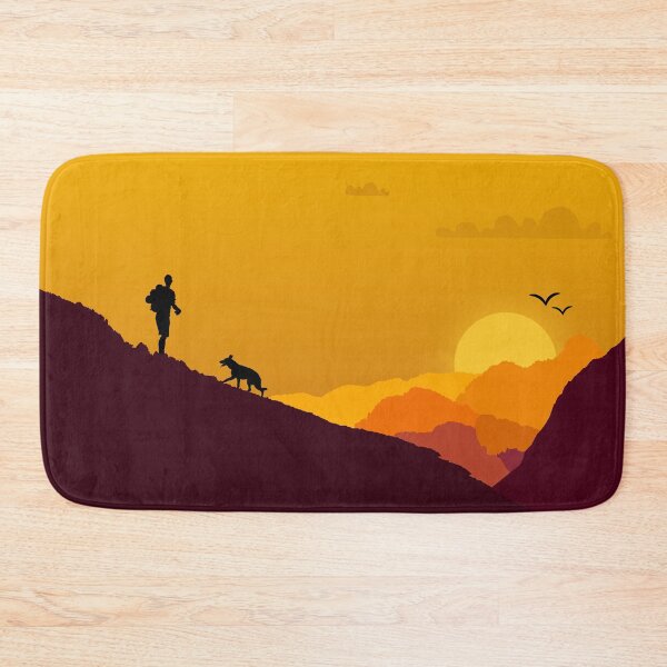 Item preview, Hiking with a German Shepherd  designed and sold by dogMematic.