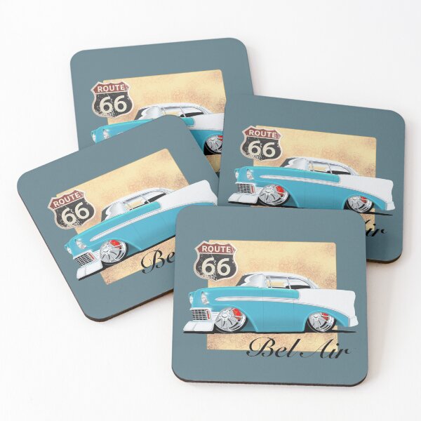 ‘56 Chevy Bel Air Coasters (Set of 4)