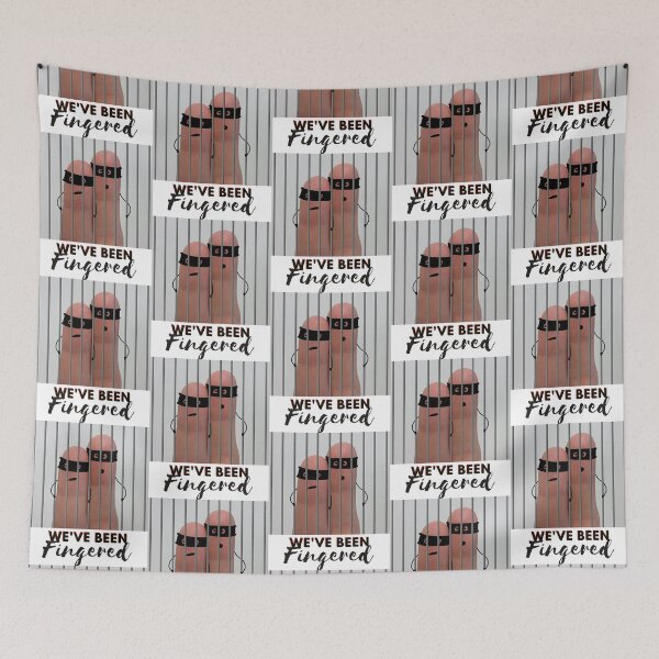 Item preview, We've Been Fingered Two Caught Up T-Shirt designed and sold by Lifestylenoise.