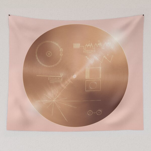 Item preview, Voyager's Golden Record - Rose Gold designed and sold by CedarAndCarbon.