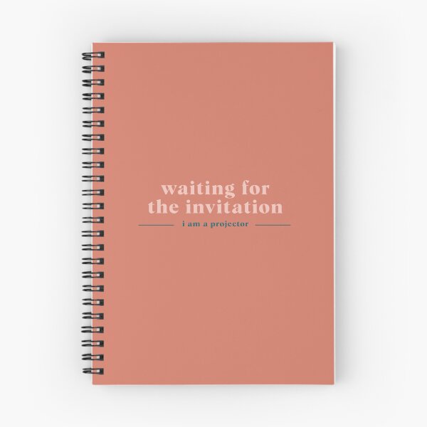 Item preview, Human Design Projector / waiting for the invitation / coral designed and sold by iamaprojector.
