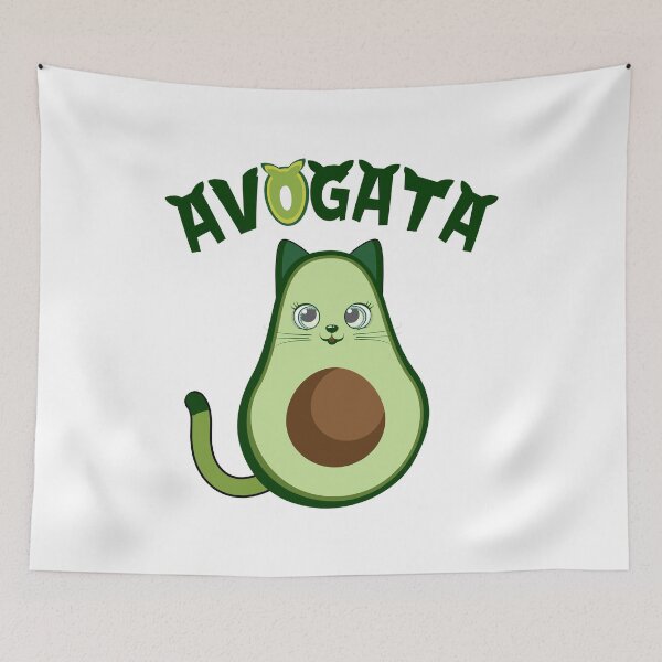 Item preview, Avogata Cat | Cute and Funny Avocado Cat | Aguacate Gato designed and sold by crouchingpixel.