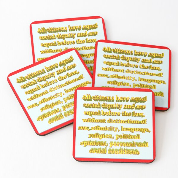 Item preview, Article 3 of Italian Constitution 005 designed and sold by ITALY-Roselli-.