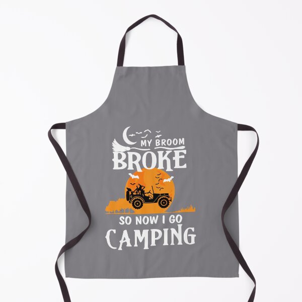 Item preview, My Broom Broke So Now I Go Camping Witch Design designed and sold by BoBiBi Designs.