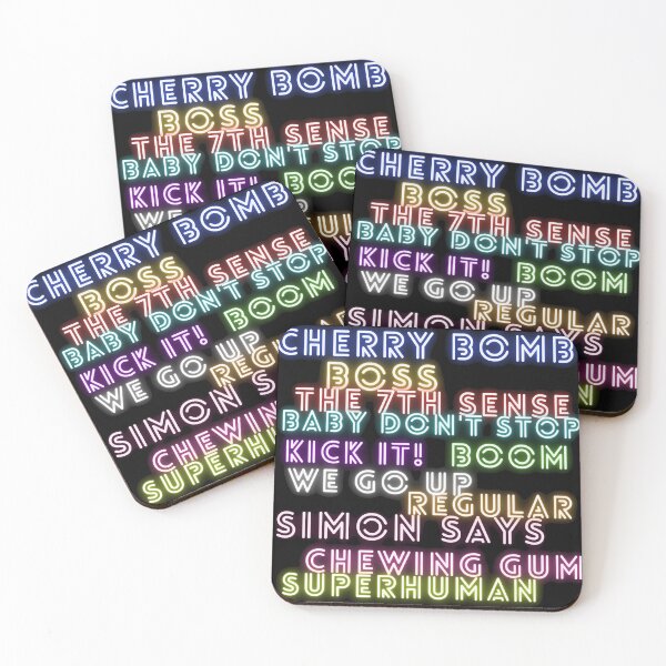 Item preview, nct title simon says, cherry bomb, kick it, boss designed and sold by arorar.