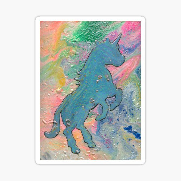 Holographic Unicorn Stickers Redbubble