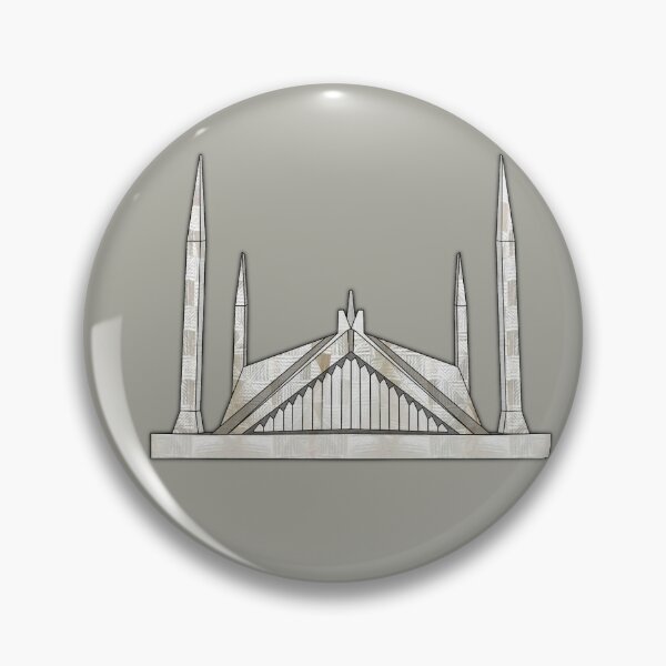 Item preview, Faisal Mosque in Pulkhari Fabric designed and sold by Dania Shoaib.