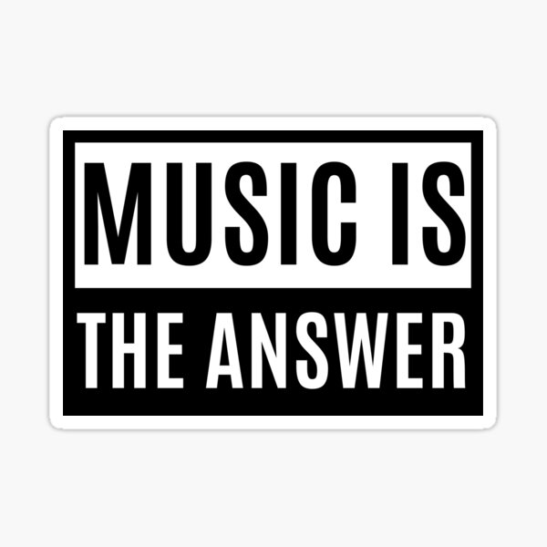 Item preview, Music Is The Answer designed and sold by m95sim.