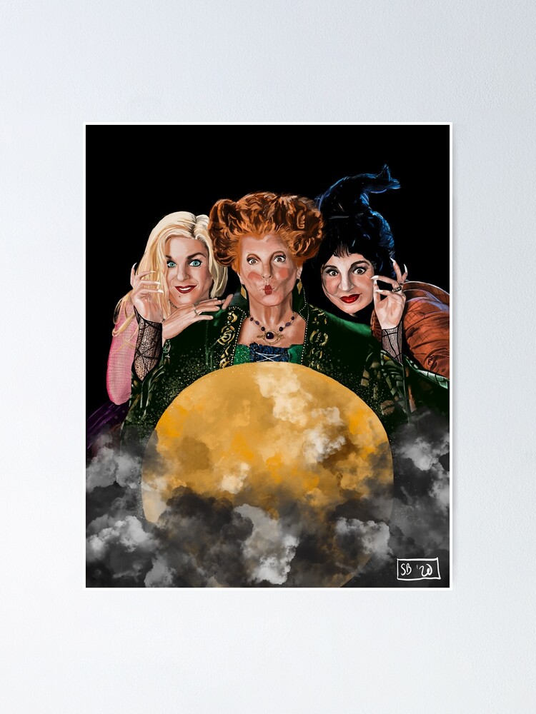 The Sanderson Sisters - Hocus Pocus Halloween Painting Sticker for Sale by  Shannon Burton