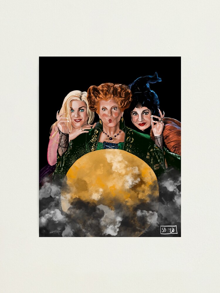 The Sanderson Sisters - Hocus Pocus Halloween Painting Photographic Print  for Sale by Shannon Burton