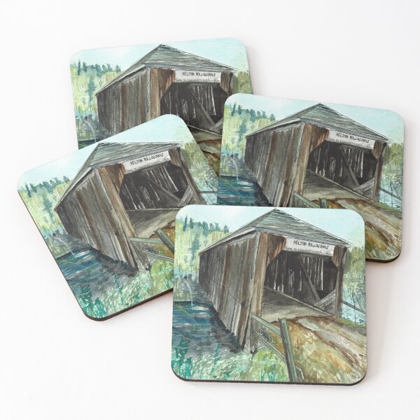 Item preview, Covered Bridge - Nelson Hollow's Mill Brook #5 designed and sold by Dureall Ramsdell.