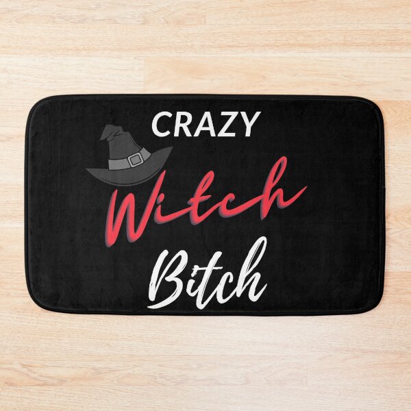 Item preview, Halloween Crazy witch bitch with witch hat designed and sold by MeliCollective.