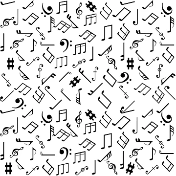 Artwork thumbnail, All Music Notes Pattern by Roy Store