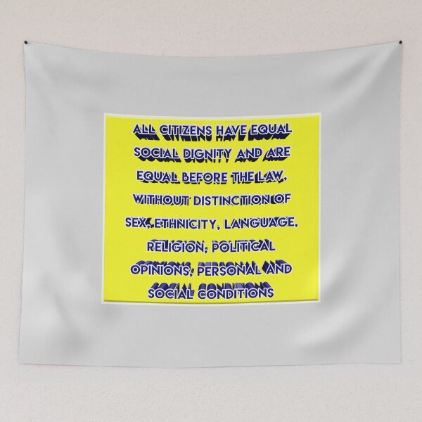 Item preview, Article 3 of Italian Constitution 006 designed and sold by ITALY-Roselli-.