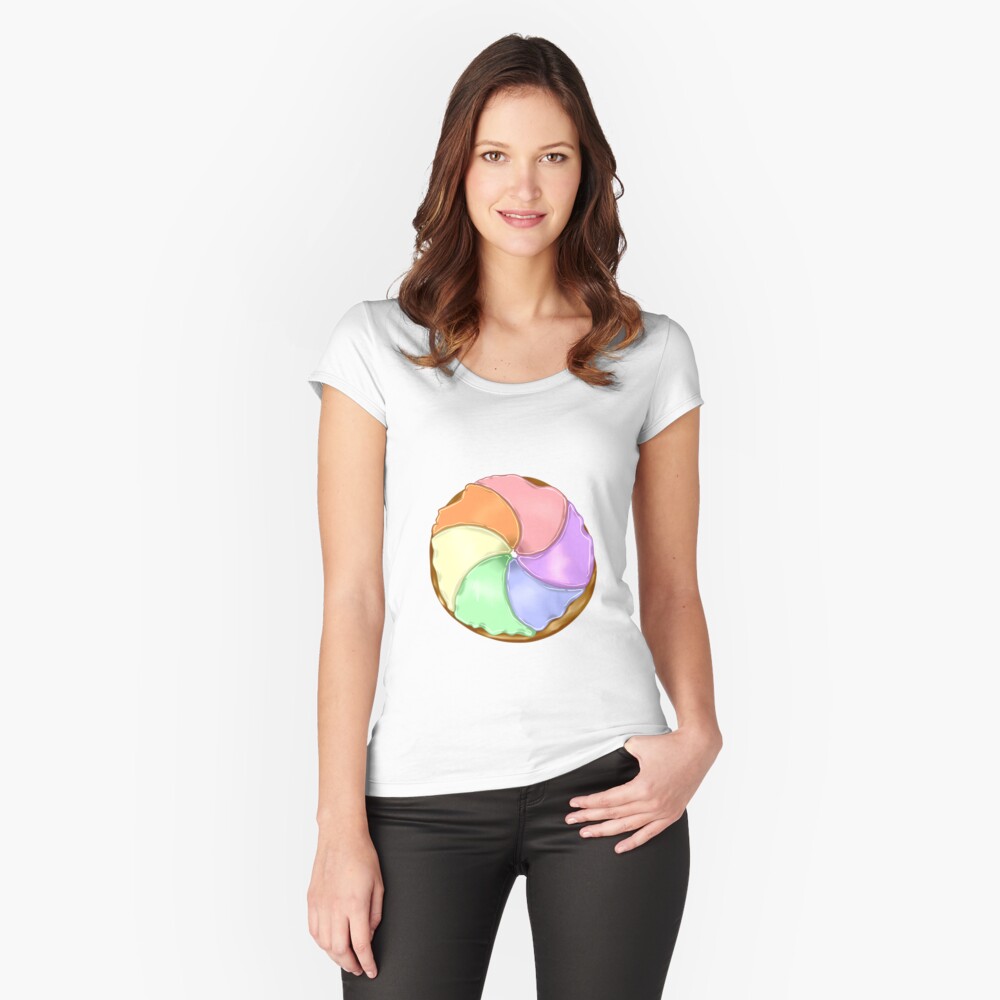 Item preview, Fitted Scoop T-Shirt designed and sold by Hawa777ARTS.