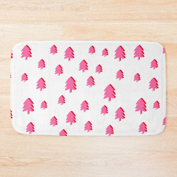 Item preview, Pink Christmas Pine Fir Tree Pattern designed and sold by OneThreeSix.