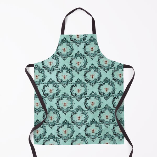 Item preview, Gothic Turquoise Spider Pattern designed and sold by Dreamflight.