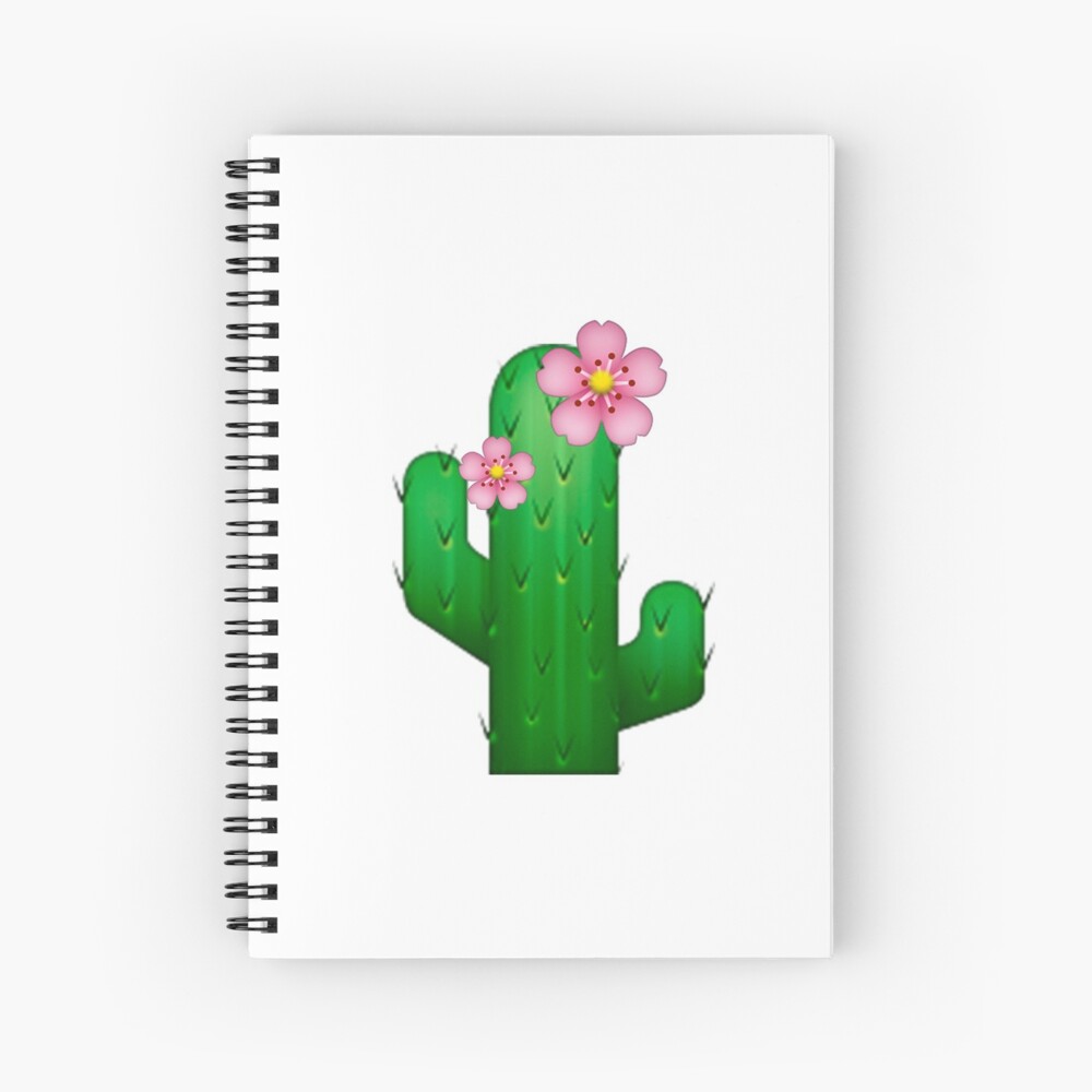 Emoji Cactus With Sakura Flowers Throw Pillow By Crystalwarrior Redbubble