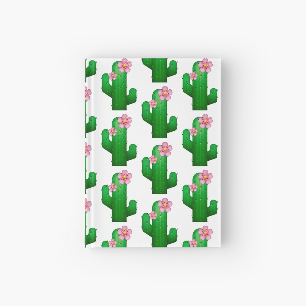 Emoji Cactus With Sakura Flowers Sticker By Crystalwarrior Redbubble