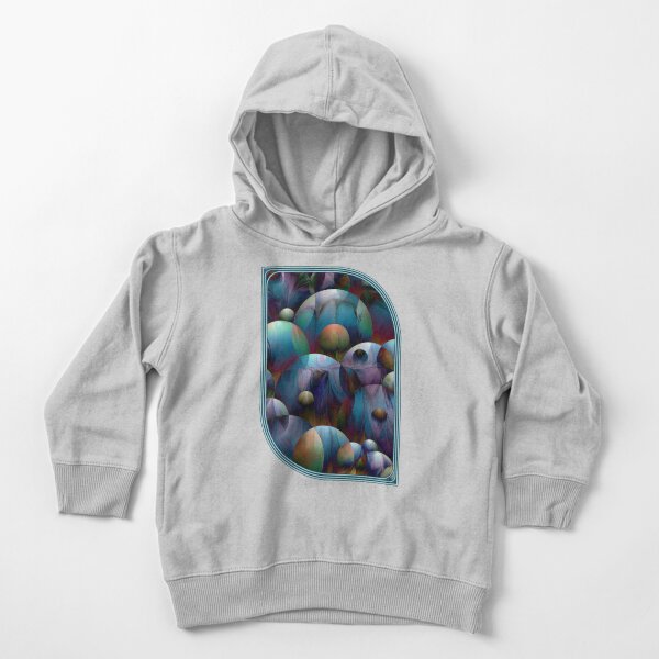 Orbs 2: round spheres abstract Toddler Pullover Hoodie