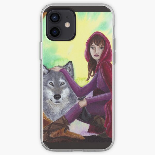 Red and the Wolf iPhone Soft Case