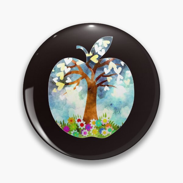 Item preview, apple shaped design. heart-bearing tree designed and sold by doctors-apparel.