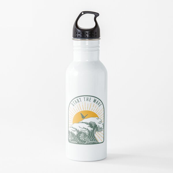 Start the Wave - Ocean Design Water Bottle