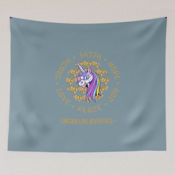 Item preview, -UNICORN LOVE NEVER FAILS- designed and sold by stevencox26.