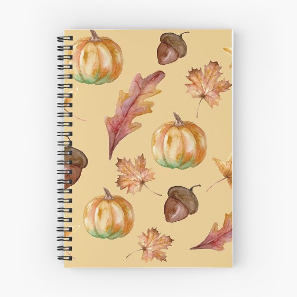 Item preview, Autumn pattern, pumpkins, leaves, acorns designed and sold by MeliCollective.