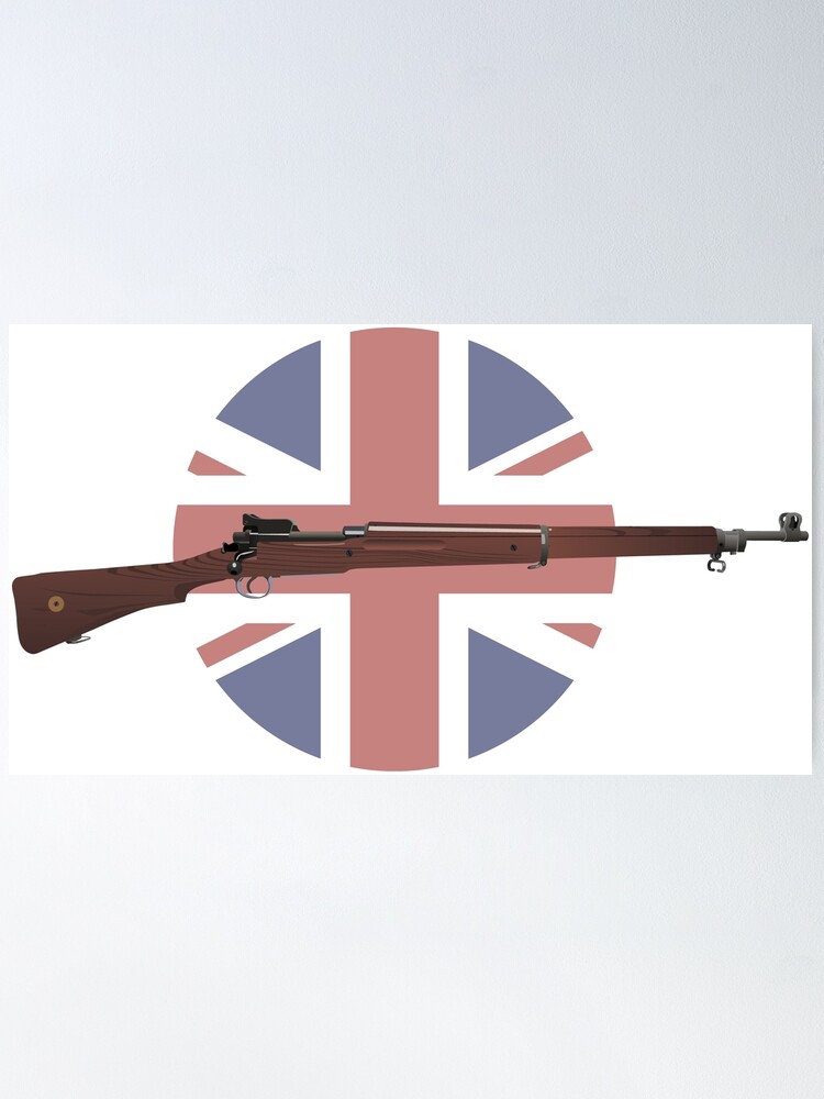 British Pattern 1914 Enfield Rifle Poster for Sale by NorseTech