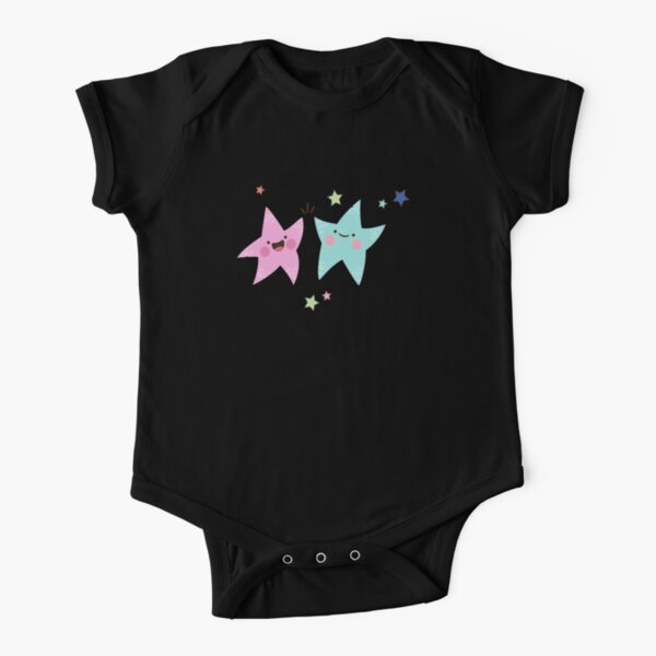 Bodies Bebe Manches Courtes Sur Le Theme Jumelles Redbubble