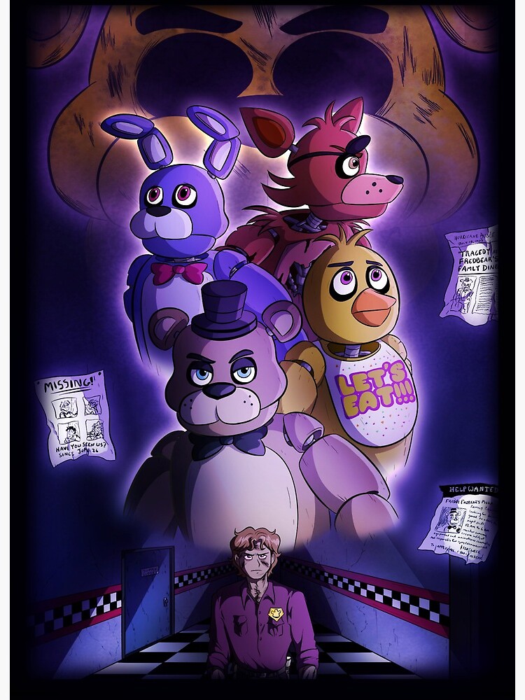 Fnaf 1 Bonnie Art Board Print for Sale by opthedragon