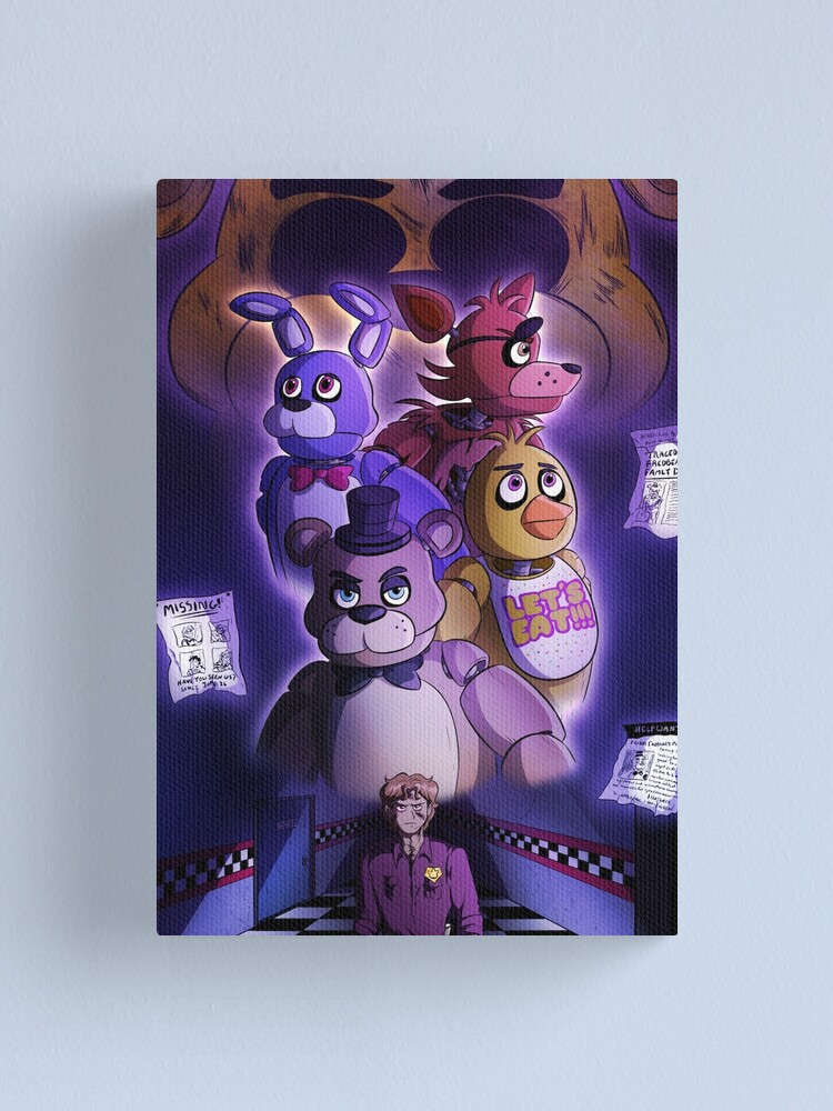 FNAF Five Nights at Freddy's Canvas Poster Art Decor