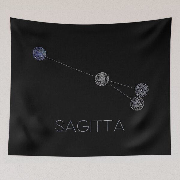Item preview, Sagitta Constellation Mandalas designed and sold by MetaPhyStore.